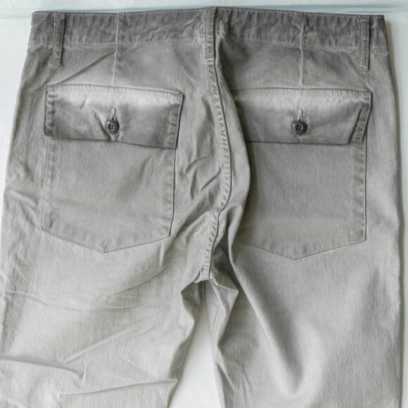 NSF Grey Jeans Acubi Straight Gradient High Waist Patch Pocket Slouchy Denim - Picture 5 of 7